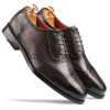 Don Vito Two-Tone Wingtip Brown Brogues - Escaro Royale