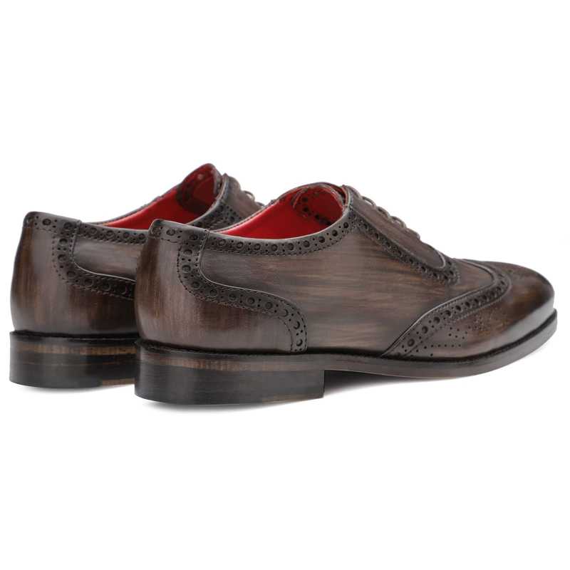 Don Vito Two-Tone Wingtip Brown Brogues - Escaro Royale