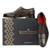 Don Vito Two-Tone Wingtip Brown Brogues - Escaro Royale