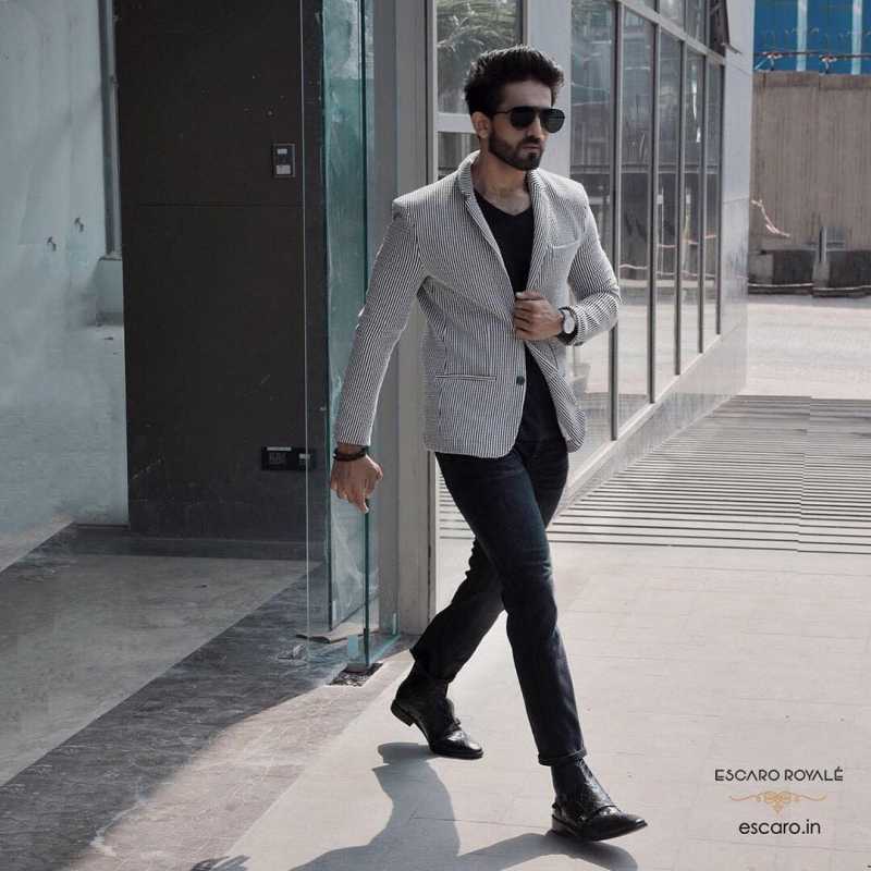 Branco Double-Monk Black Ankle Boots - Escaro Royale