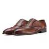 Brown Wingtip Brogue - Escaro Royale