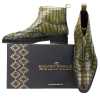 Owen Green Zipper Boots - Escaro Royale