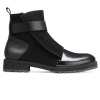 Onyx Black Zipper Boots - Escaro Royale