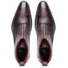 Orson Luxury Purple Zipper Boots - Escaro Royale