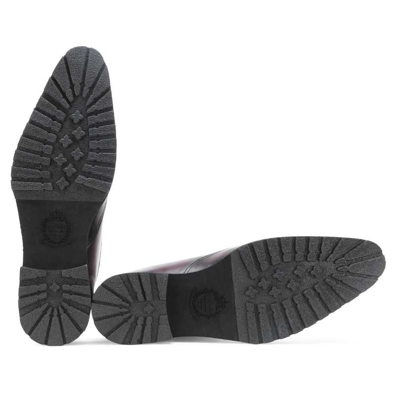 Orson Luxury Purple Zipper Boots - Escaro Royale