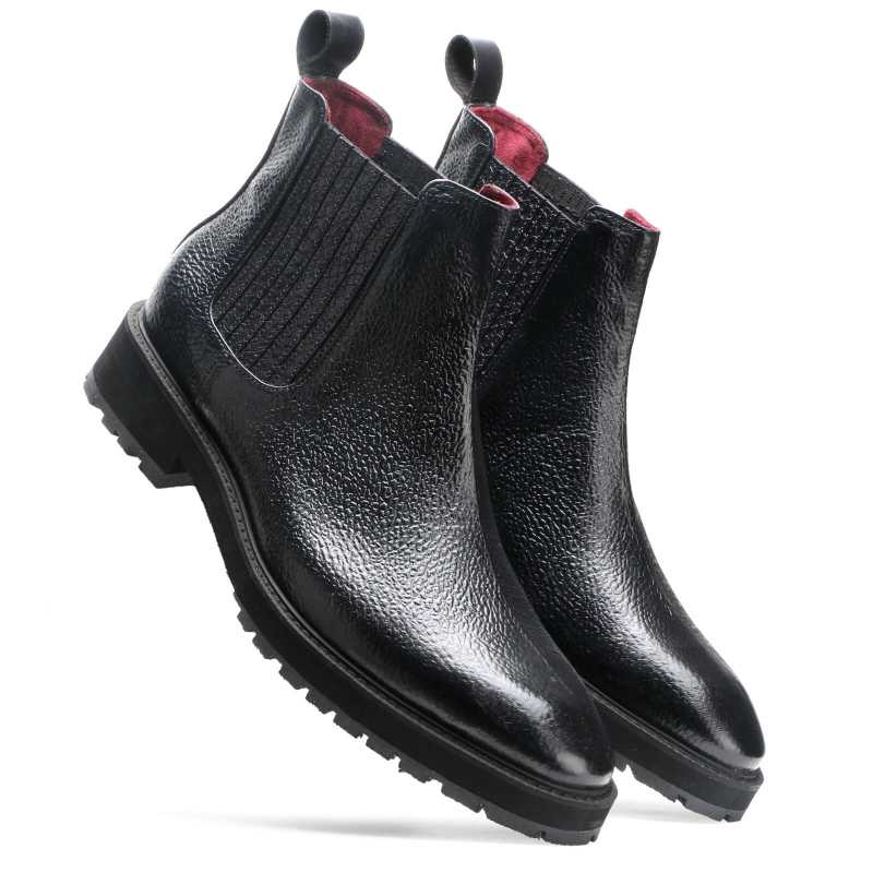 Omega Deep Grain Chelsea Boots - Escaro Royale