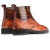 Onya Marble Texture Zipper Boots - Escaro Royale