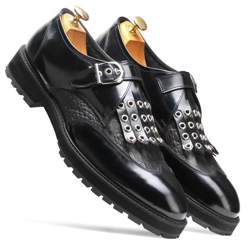 Oslo Ring Kiltie Slipons - Escaro Royale