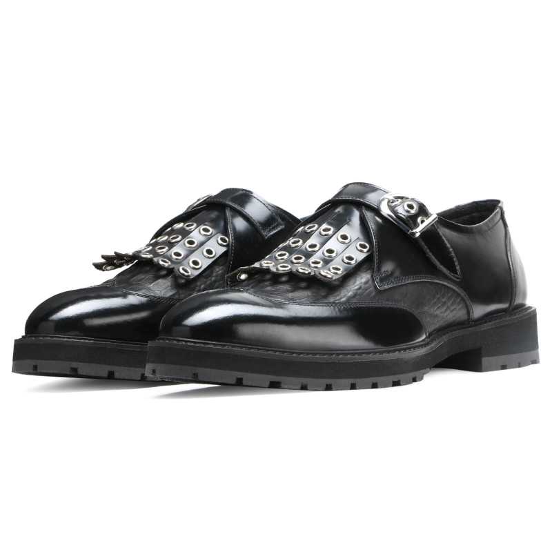 Oslo Ring Kiltie Slipons - Escaro Royale