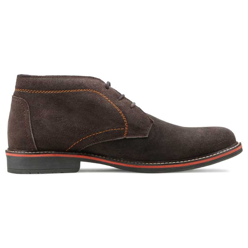 Comfortable Suede Chukka Boots in Brown - Escaro Royale