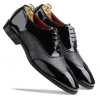 The Damian Dual-Texture Oxford in Black - Escaro Royale