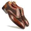 The London Wingtip Brogues in Hybrid Brown - Escaro Royale