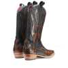 Olympus Handpainted Flame Cowboy Boots - Escaro Royale