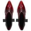 Olean Handpainted Flame Cowboy Boots - Escaro Royale