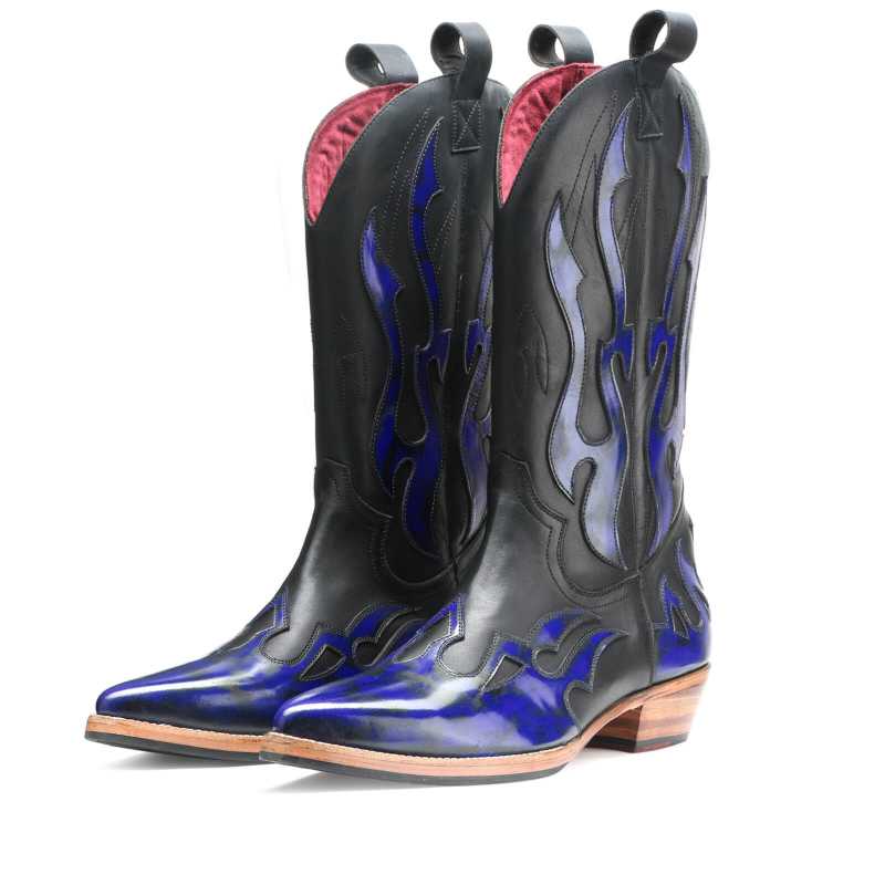 Oniell Handpainted Cowboy Boots - Escaro Royale
