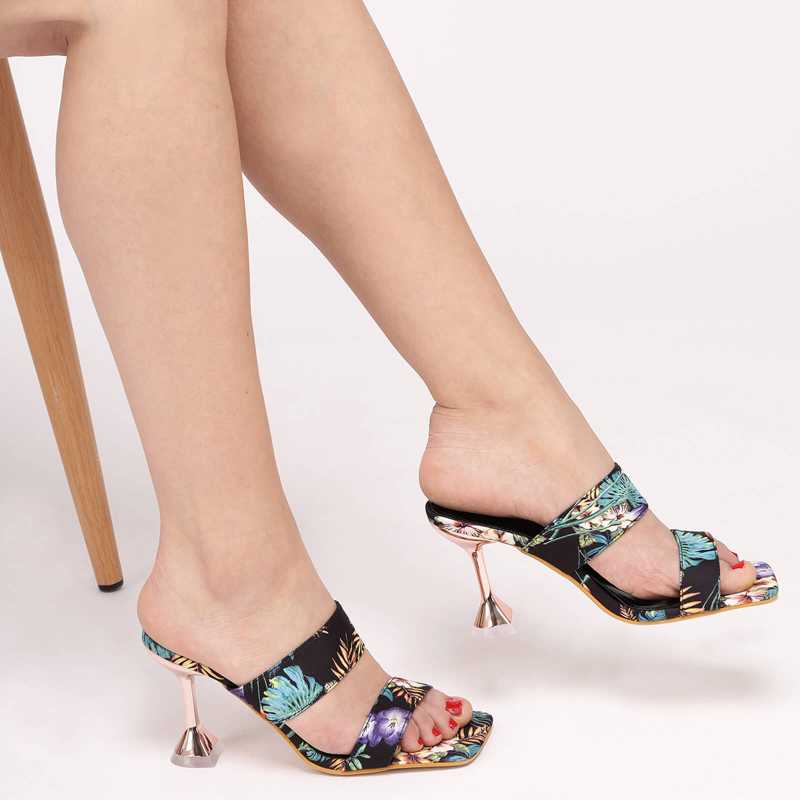 Eva Tropical Pyramid High Heels 1022 - Escaro Royale