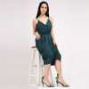 Elisa Pyramid Heel Pearl Ankle-Strap Green 1022 - Escaro Royale