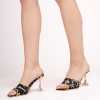 Royalis Black-Gold Pyramid Heels 1022 - Escaro Royale