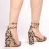 Fiona ankle straps block heels 1022 - Escaro Royale