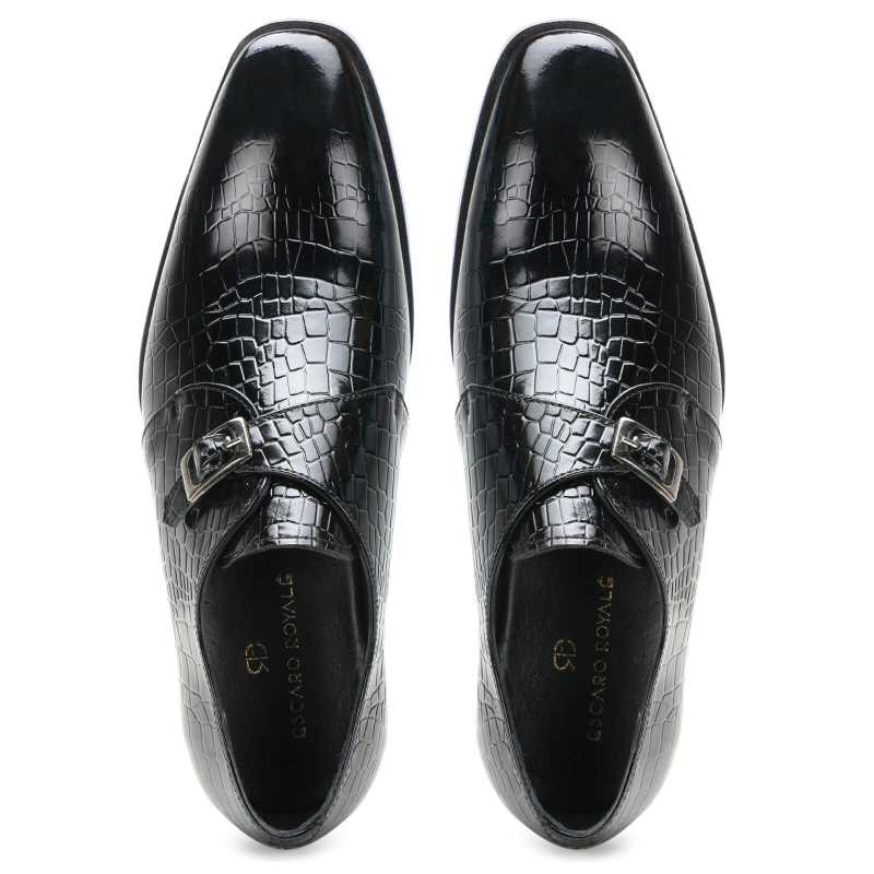 Leroy Monkstrap Shoes - Escaro Royale