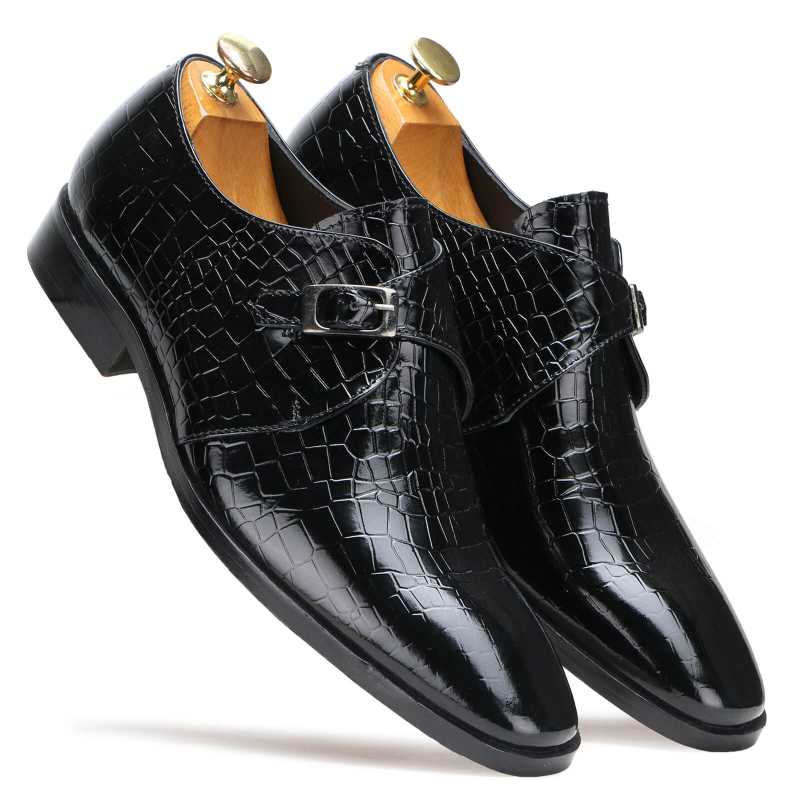 Leroy Monkstrap Shoes - Escaro Royale