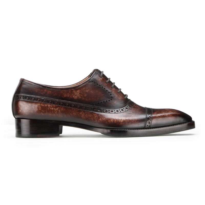 Matt Brown Designer Oxfords in Brown - Escaro Royale