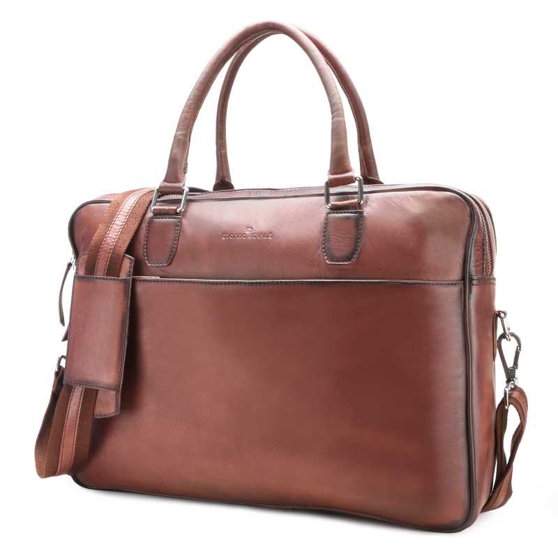 Amsterdam Laptop Bag - Brown - Escaro Royale