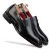 Black Medallion Slip On - Escaro Royale