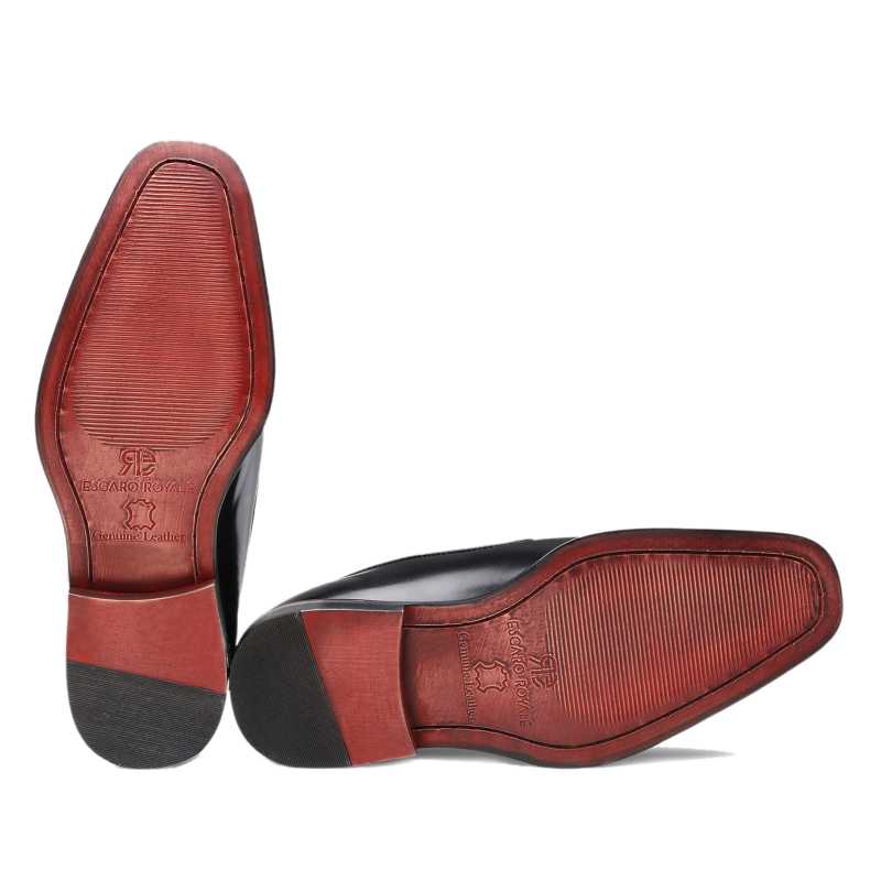 Black Medallion Slip On - Escaro Royale