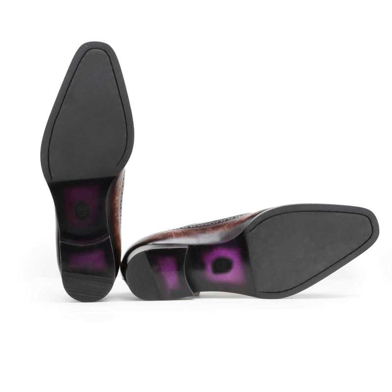 Matt Brown Designer Oxfords in Brown - Escaro Royale