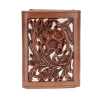 The BERLIN Hand-Tooled Leather Tri-Fold Wallet - Escaro Royale