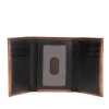 The BERLIN Hand-Tooled Leather Tri-Fold Wallet - Escaro Royale