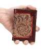 The SEATTLE Hand-Tooled Leather Tri-Fold Wallet - Escaro Royale