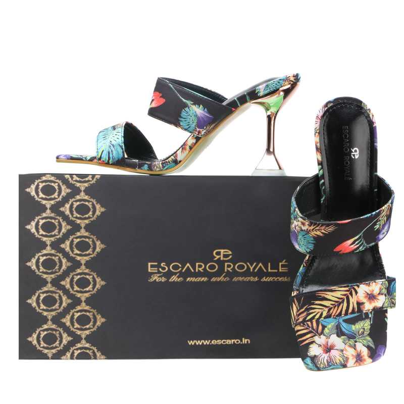 Eva Tropical Pyramid High Heels 1022 - Escaro Royale