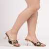 Royalis Black-Gold Pyramid Heels 1022 - Escaro Royale