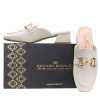 Luisa Luxury Horsebit Nude Mules 1022 - Escaro Royale