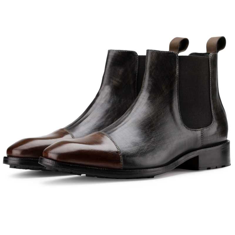 The Christopher Chelsea in Grey Brown - Escaro Royale