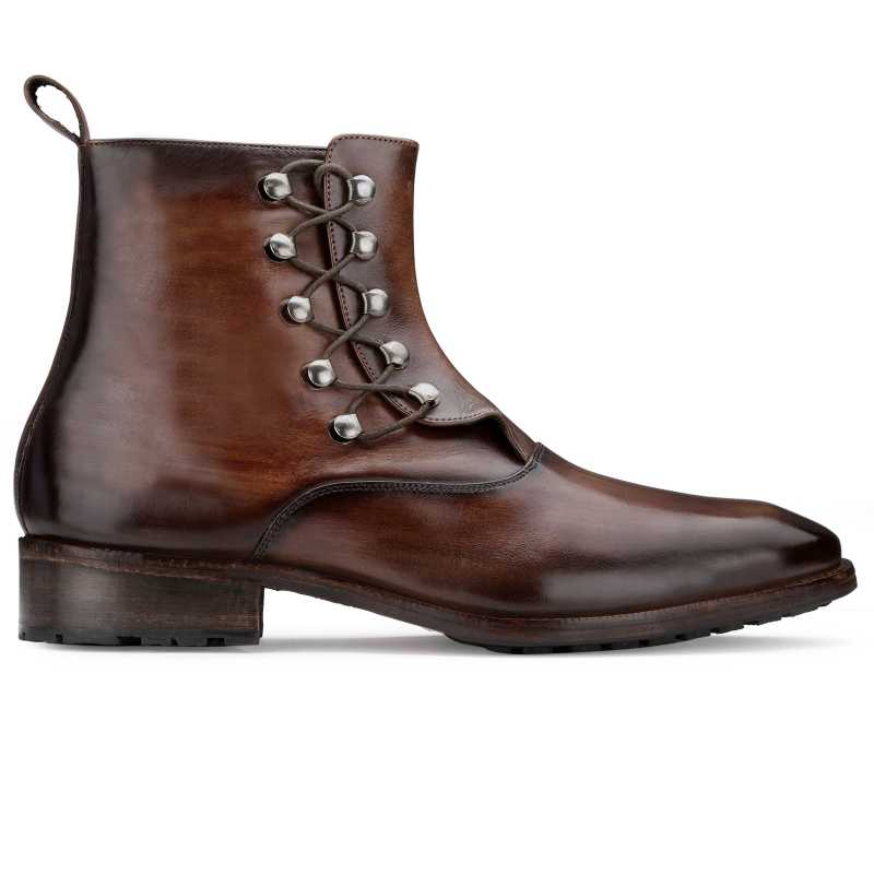 The Francisco Ankle Boot in Brown - Escaro Royale