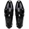 The Erikson Double Monk Designer Slip On in Black - Escaro Royale