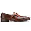 The Drake Cross Monk in Brown Tan - Escaro Royale