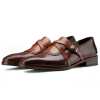 The Drake Cross Monk in Brown Tan - Escaro Royale