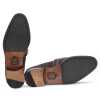 The Edmund Kiltie Monkstrap in Brown Suede - Escaro Royale