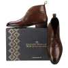 The Hudson Designer Chukka Boot in Brown - Escaro Royale