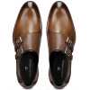 The Samuel Designer Double Monk in Cognac - Escaro Royale