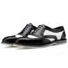 The Golf Designer Brogue in Black White - Escaro Royale