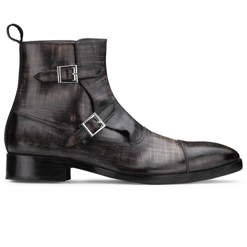 The Hernan Toecap Ankle Boot in Grey - Escaro Royale