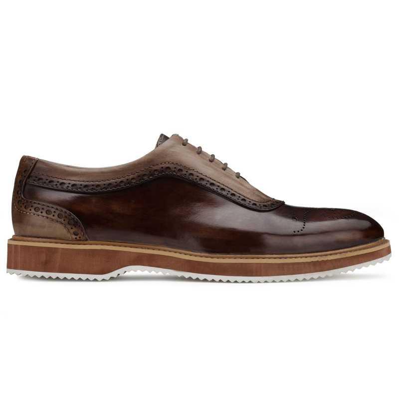 The Cortes Designer Oxford in Brown - Escaro Royale