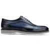 The Cortes Designer Oxford in Blue - Escaro Royale