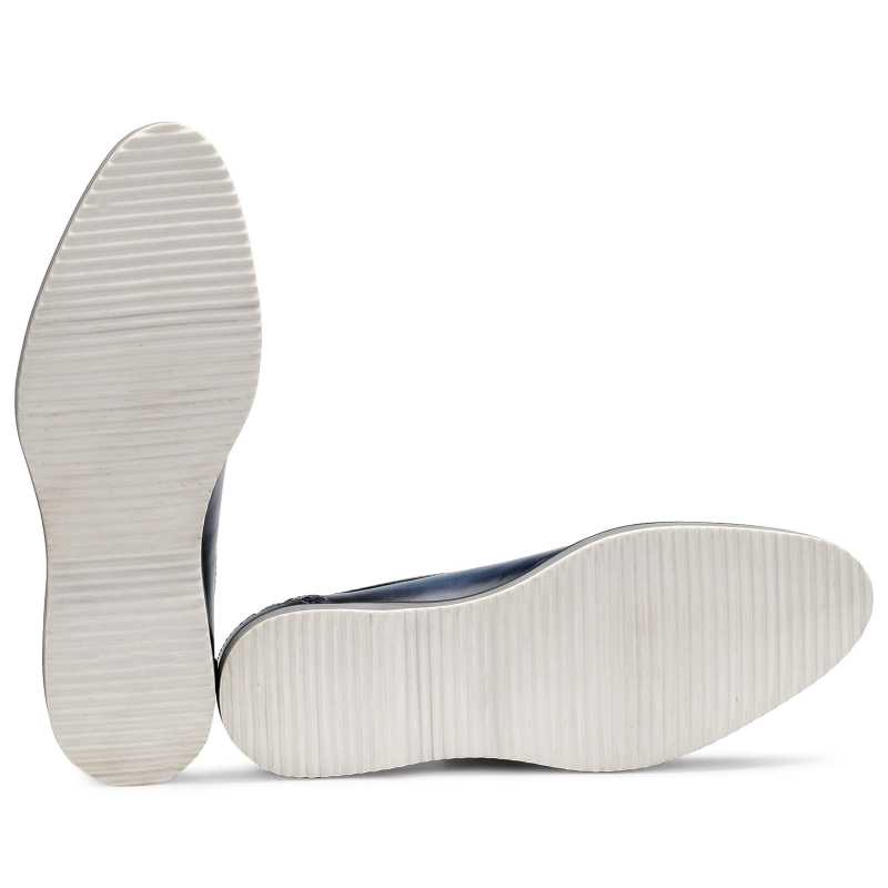 The Cortes Designer Oxford in Blue - Escaro Royale