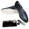 The Cortes Designer Oxford in Blue - Escaro Royale